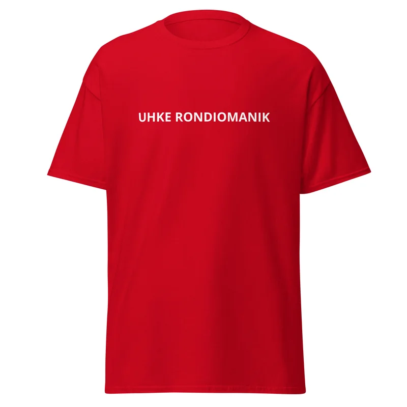 T-särk - UHKE RONDIOMANIK + seljal joonistatud pilt sinu autost vaade 3