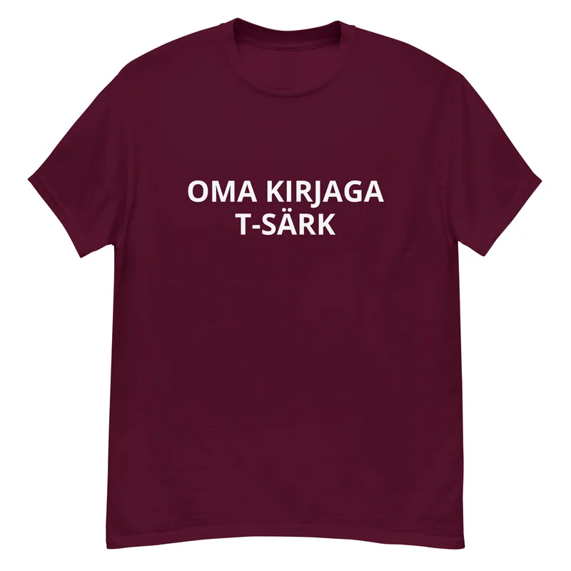 OMA KIRJAGA T-SÄRK — T-särgid