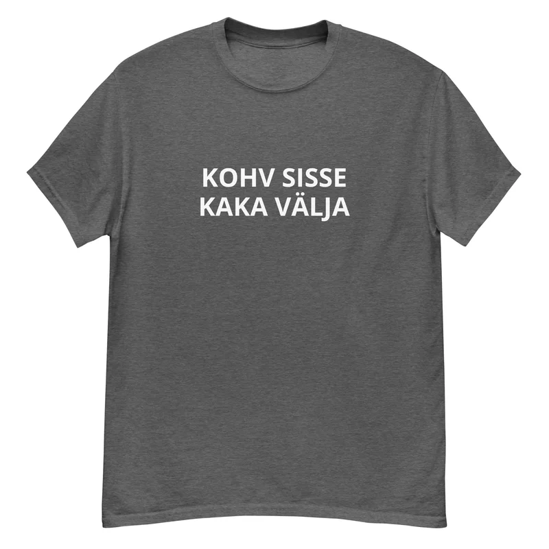 T-särk - KOHV SISSE KAKA VÄLJA vaade 4