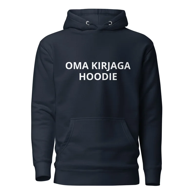OMA KIRJAGA HOODIE vaade 2