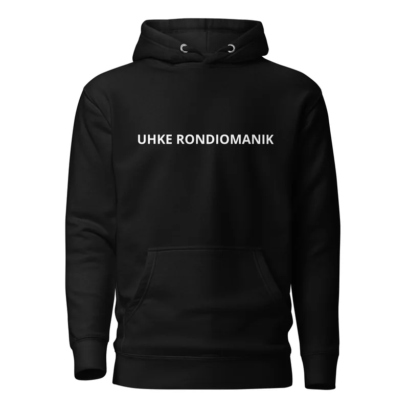 Kapuutsiga pusa - UHKE RONDIOMANIK + seljal joonistatud pilt sinu autost — Hoodied