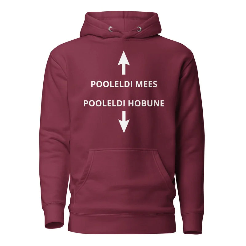 Kapuutsiga pusa - POOLELDI MEES / POOLELDI HOBUNE vaade 3