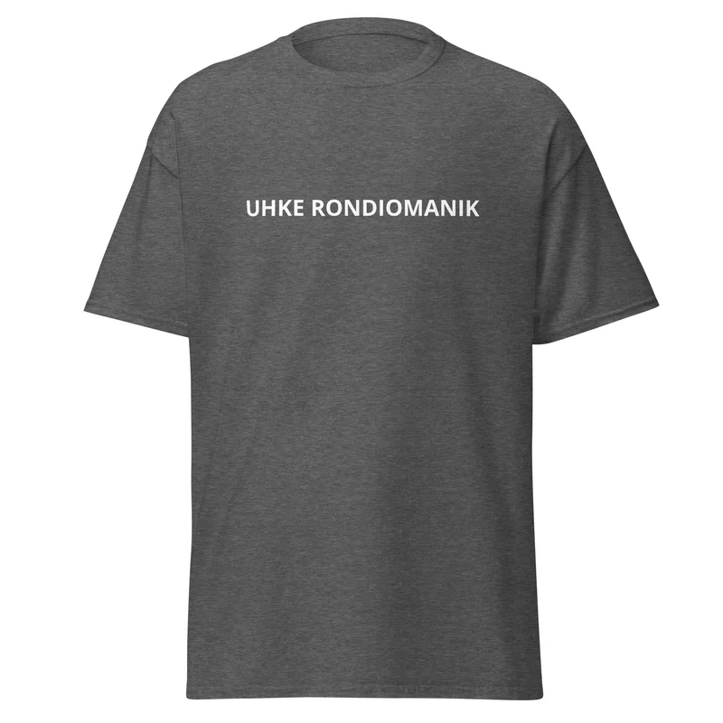 T-särk - UHKE RONDIOMANIK + seljal joonistatud pilt sinu autost vaade 4