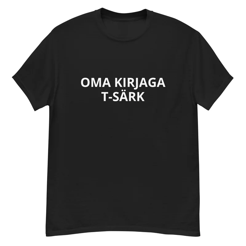 OMA KIRJAGA T-SÄRK vaade 2