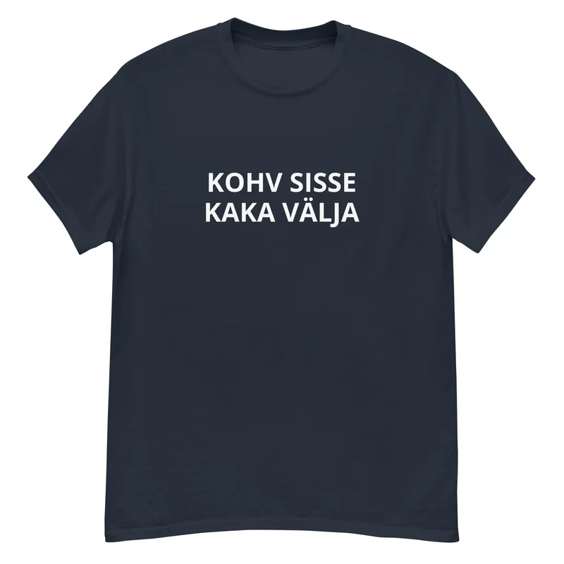 T-särk - KOHV SISSE KAKA VÄLJA vaade 2