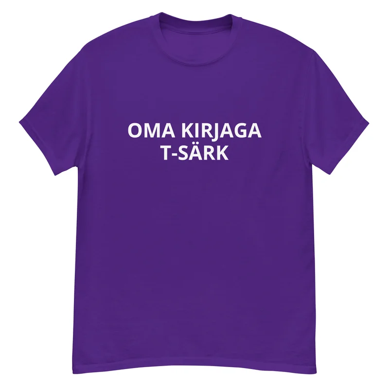 OMA KIRJAGA T-SÄRK vaade 4